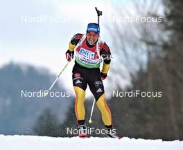 06.03.2012, Ruhpolding, Germany (GER): Michael Greis (GER), Madshus, Rottefella, OneWay, adidas - IBU world championships biathlon, individual men, Ruhpolding (GER). www.nordicfocus.com. © Felgenhauer/NordicFocus. Every downloaded picture is fee-liable.