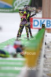 06.03.2012, Ruhpolding, Germany (GER): Martin Fourcade (FRA), Rossignol, Rottefella, OneWay - IBU world championships biathlon, individual men, Ruhpolding (GER). www.nordicfocus.com. © Manzoni/NordicFocus. Every downloaded picture is fee-liable.