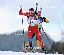 06.03.2012, Ruhpolding, Germany (GER): Tomas Holubec (CZE), Fischer, Rottefella - IBU world championships biathlon, individual men, Ruhpolding (GER). www.nordicfocus.com. © Felgenhauer/NordicFocus. Every downloaded picture is fee-liable.