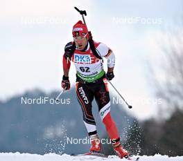 06.03.2012, Ruhpolding, Germany (GER): Scott Perras (CAN), Madshus, Rottefella, Alpina, Swix - IBU world championships biathlon, individual men, Ruhpolding (GER). www.nordicfocus.com. © Felgenhauer/NordicFocus. Every downloaded picture is fee-liable.