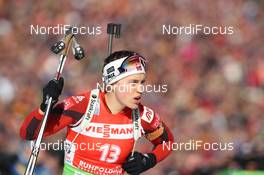 07.03.2012, Ruhpolding, Germany (GER): Synnoeve Solemdal (NOR), Madshus, Rottefella, Swix, ODLO - IBU world championships biathlon, individual women, Ruhpolding (GER). www.nordicfocus.com. © Manzoni/NordicFocus. Every downloaded picture is fee-liable.