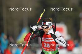 07.03.2012, Ruhpolding, Germany (GER): Zina Kocher (CAN), Atomic, Leki, Odlo - IBU world championships biathlon, individual women, Ruhpolding (GER). www.nordicfocus.com. © Manzoni/NordicFocus. Every downloaded picture is fee-liable.