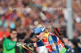 07.03.2012, Ruhpolding, Germany (GER): Helena Ekholm (SWE), Fischer, Rottefella, Leki, adidas - IBU world championships biathlon, individual women, Ruhpolding (GER). www.nordicfocus.com. © Manzoni/NordicFocus. Every downloaded picture is fee-liable.
