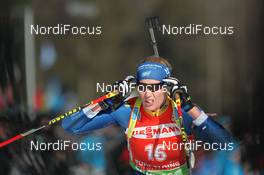 07.03.2012, Ruhpolding, Germany (GER): Anna Maria Nilsson (SWE), Madshus, Rottefella, Leki, adidas - IBU world championships biathlon, individual women, Ruhpolding (GER). www.nordicfocus.com. © Manzoni/NordicFocus. Every downloaded picture is fee-liable.