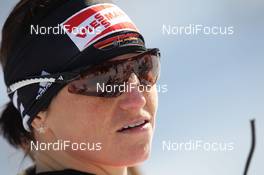 07.03.2012, Ruhpolding, Germany (GER): Andrea Henkel (GER), Fischer, Rottefella, Swix, adidas, Toko - IBU world championships biathlon, individual women, Ruhpolding (GER). www.nordicfocus.com. © Manzoni/NordicFocus. Every downloaded picture is fee-liable.