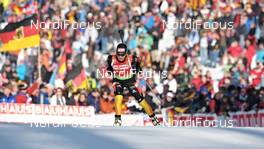 07.03.2012, Ruhpolding, Germany (GER): Andrea Henkel (GER), Fischer, Rottefella, Swix, adidas, Toko - IBU world championships biathlon, individual women, Ruhpolding (GER). www.nordicfocus.com. © Felgenhauer/NordicFocus. Every downloaded picture is fee-liable.