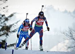 07.03.2012, Ruhpolding, Germany (GER): Laure Soulie (AND), Fischer, Rottefella, Exel - IBU world championships biathlon, individual women, Ruhpolding (GER). www.nordicfocus.com. © Felgenhauer/NordicFocus. Every downloaded picture is fee-liable.
