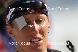 07.03.2012, Ruhpolding, Germany (GER): Lanny Barnes (USA), Atomic, OneWay, adidas - IBU world championships biathlon, individual women, Ruhpolding (GER). www.nordicfocus.com. © Manzoni/NordicFocus. Every downloaded picture is fee-liable.