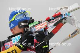11.03.2012, Ruhpolding, Germany (GER): Andreas Birnbacher (GER), Fischer, Rottefella, Alpina, Leki, adidas - IBU world championships biathlon, mass men, Ruhpolding (GER). www.nordicfocus.com. © Manzoni/NordicFocus. Every downloaded picture is fee-liable.