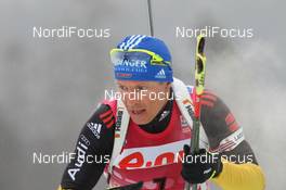 11.03.2012, Ruhpolding, Germany (GER): Andreas Birnbacher (GER), Fischer, Rottefella, Alpina, Leki, adidas - IBU world championships biathlon, mass men, Ruhpolding (GER). www.nordicfocus.com. © Manzoni/NordicFocus. Every downloaded picture is fee-liable.