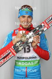 04.03.2012, Ruhpolding, Germany (GER): Anton Shipulin (RUS), Madshus, Rottefella, adidas - IBU world championships biathlon, medals, Ruhpolding (GER). www.nordicfocus.com. © Manzoni/NordicFocus. Every downloaded picture is fee-liable.
