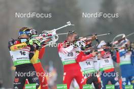 04.03.2012, Ruhpolding, Germany (GER): Andreas Birnbacher (GER), Fischer, Rottefella, Alpina, Leki, adidas - IBU world championships biathlon, pursuit men, Ruhpolding (GER). www.nordicfocus.com. © Manzoni/NordicFocus. Every downloaded picture is fee-liable.