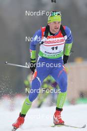 04.03.2012, Ruhpolding, Germany (GER): Jakov Fak (SLO), Fischer, Rottefella, Alpina, Swix - IBU world championships biathlon, pursuit men, Ruhpolding (GER). www.nordicfocus.com. © Manzoni/NordicFocus. Every downloaded picture is fee-liable.