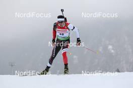 04.03.2012, Ruhpolding, Germany (GER): Nathan Smith (CAN), Fischer, Rottefella, Alpina, Leki - IBU world championships biathlon, pursuit men, Ruhpolding (GER). www.nordicfocus.com. © Manzoni/NordicFocus. Every downloaded picture is fee-liable.