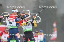 04.03.2012, Ruhpolding, Germany (GER): Lowell Bailey (USA), Rossignol, Rottefella, One Way - IBU world championships biathlon, pursuit men, Ruhpolding (GER). www.nordicfocus.com. © Manzoni/NordicFocus. Every downloaded picture is fee-liable.