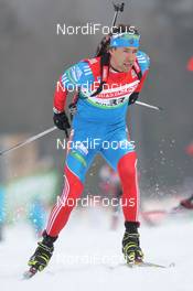 04.03.2012, Ruhpolding, Germany (GER): Andrei Makoveev (RUS), Fischer, Rottefella, Swix, adidas - IBU world championships biathlon, pursuit men, Ruhpolding (GER). www.nordicfocus.com. © Manzoni/NordicFocus. Every downloaded picture is fee-liable.