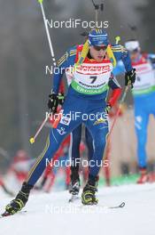 04.03.2012, Ruhpolding, Germany (GER): Bjoern Ferry (SWE), Fischer, Rottefella, Leki, adidas - IBU world championships biathlon, pursuit men, Ruhpolding (GER). www.nordicfocus.com. © Manzoni/NordicFocus. Every downloaded picture is fee-liable.