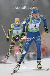 04.03.2012, Ruhpolding, Germany (GER): Helena Ekholm (SWE), Fischer, Rottefella, Leki, adidas - IBU world championships biathlon, pursuit women, Ruhpolding (GER). www.nordicfocus.com. © Manzoni/NordicFocus. Every downloaded picture is fee-liable.