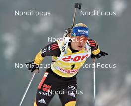 04.03.2012, Ruhpolding, Germany (GER): Magdalena Neuner (GER), Fischer, Rottefella, Swix, adidas, Toko - IBU world championships biathlon, pursuit women, Ruhpolding (GER). www.nordicfocus.com. © Felgenhauer/NordicFocus. Every downloaded picture is fee-liable.