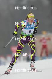 04.03.2012, Ruhpolding, Germany (GER): Marie Laure Brunet (FRA), Rossignol, Rottefella, Swix - IBU world championships biathlon, pursuit women, Ruhpolding (GER). www.nordicfocus.com. © Manzoni/NordicFocus. Every downloaded picture is fee-liable.