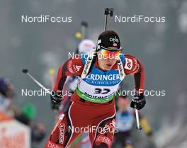 04.03.2012, Ruhpolding, Germany (GER): Synnoeve Solemdal (NOR), Madshus, Rottefella, Swix, ODLO - IBU world championships biathlon, pursuit women, Ruhpolding (GER). www.nordicfocus.com. © Felgenhauer/NordicFocus. Every downloaded picture is fee-liable.