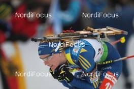 04.03.2012, Ruhpolding, Germany (GER): Anna Maria Nilsson (SWE), Madshus, Rottefella, Leki, adidas - IBU world championships biathlon, pursuit women, Ruhpolding (GER). www.nordicfocus.com. © Manzoni/NordicFocus. Every downloaded picture is fee-liable.