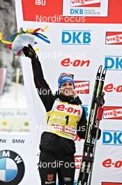 04.03.2012, Ruhpolding, Germany (GER): Magdalena Neuner (GER), Fischer, Rottefella, Swix, adidas, Toko - IBU world championships biathlon, pursuit women, Ruhpolding (GER). www.nordicfocus.com. © Felgenhauer/NordicFocus. Every downloaded picture is fee-liable.