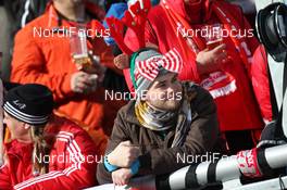 09.03.2012, Ruhpolding, Germany (GER): Event Feature: Fans - IBU world championships biathlon, relay men, Ruhpolding (GER). www.nordicfocus.com. © Manzoni/NordicFocus. Every downloaded picture is fee-liable.