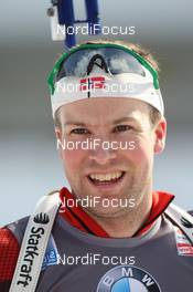 09.03.2012, Ruhpolding, Germany (GER): Rune Bratsveen (NOR), Madshus, Rottefella, Odlo - IBU world championships biathlon, relay men, Ruhpolding (GER). www.nordicfocus.com. © Manzoni/NordicFocus. Every downloaded picture is fee-liable.