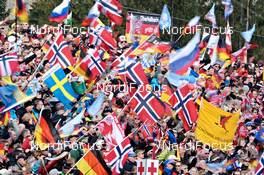 09.03.2012, Ruhpolding, Germany (GER): waving flags - IBU world championships biathlon, relay men, Ruhpolding (GER). www.nordicfocus.com. © Felgenhauer/NordicFocus. Every downloaded picture is fee-liable.