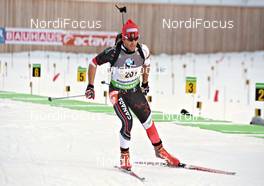 09.03.2012, Ruhpolding, Germany (GER): Scott Perras (CAN), Madshus, Rottefella, Alpina, Swix - IBU world championships biathlon, relay men, Ruhpolding (GER). www.nordicfocus.com. © Felgenhauer/NordicFocus. Every downloaded picture is fee-liable.
