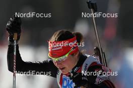 10.03.2012, Ruhpolding, Germany (GER): Tina Bachmann (GER), Fischer, Rottefella, Swix, adidas   - IBU world championships biathlon, relay women, Ruhpolding (GER). www.nordicfocus.com. © Manzoni/NordicFocus. Every downloaded picture is fee-liable.