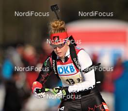 10.03.2012, Ruhpolding, Germany (GER): Yolaine Oddou (CAN), Rossignol, One Way, Rottefella - IBU world championships biathlon, relay women, Ruhpolding (GER). www.nordicfocus.com. © Felgenhauer/NordicFocus. Every downloaded picture is fee-liable.