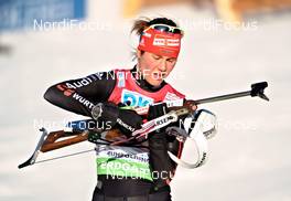 10.03.2012, Ruhpolding, Germany (GER): Tina Bachmann (GER), Fischer, Rottefella, Swix, adidas  - IBU world championships biathlon, relay women, Ruhpolding (GER). www.nordicfocus.com. © Felgenhauer/NordicFocus. Every downloaded picture is fee-liable.