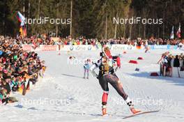 10.03.2012, Ruhpolding, Germany (GER): Yolaine Oddou (CAN) - IBU world championships biathlon, relay women, Ruhpolding (GER). www.nordicfocus.com. © Manzoni/NordicFocus. Every downloaded picture is fee-liable.