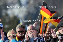 10.03.2012, Ruhpolding, Germany (GER): Event Feature: German Fans - IBU world championships biathlon, relay women, Ruhpolding (GER). www.nordicfocus.com. © Manzoni/NordicFocus. Every downloaded picture is fee-liable.