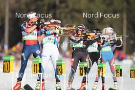 10.03.2012, Ruhpolding, Germany (GER): Susan Dunklee (USA), Madshus, Roteffella, Alpina, adidas - IBU world championships biathlon, relay women, Ruhpolding (GER). www.nordicfocus.com. © Manzoni/NordicFocus. Every downloaded picture is fee-liable.