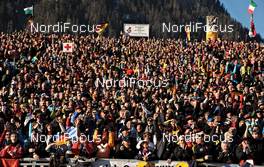 10.03.2012, Ruhpolding, Germany (GER): spectators - IBU world championships biathlon, relay women, Ruhpolding (GER). www.nordicfocus.com. © Felgenhauer/NordicFocus. Every downloaded picture is fee-liable.