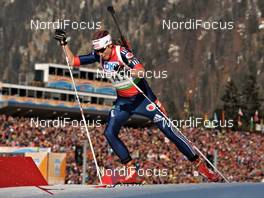 10.03.2012, Ruhpolding, Germany (GER): Susan Dunklee (USA), Madshus, Roteffella, Alpina, adidas - IBU world championships biathlon, relay women, Ruhpolding (GER). www.nordicfocus.com. © Felgenhauer/NordicFocus. Every downloaded picture is fee-liable.