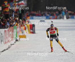 03.03.2012, Ruhpolding, Germany (GER): Andreas Birnbacher (GER), Fischer, Rottefella, Alpina, Leki, adidas - IBU world championships biathlon, sprint men, Ruhpolding (GER). www.nordicfocus.com. © Manzoni/NordicFocus. Every downloaded picture is fee-liable.