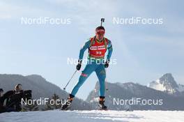 03.03.2012, Ruhpolding, Germany (GER): Serguei Sednev (UKR), Rossignol, Rottefella, Swix - IBU world championships biathlon, sprint men, Ruhpolding (GER). www.nordicfocus.com. © Manzoni/NordicFocus. Every downloaded picture is fee-liable.