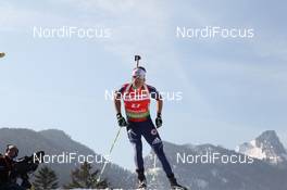 03.03.2012, Ruhpolding, Germany (GER): Lowell Bailey (USA), Rossignol, Rottefella, One Way - IBU world championships biathlon, sprint men, Ruhpolding (GER). www.nordicfocus.com. © Manzoni/NordicFocus. Every downloaded picture is fee-liable.