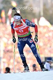 03.03.2012, Ruhpolding, Germany (GER): Tim Burke (USA), Rossignol, Rottefella, OneWay, adidas - IBU world championships biathlon, sprint men, Ruhpolding (GER). www.nordicfocus.com. © Felgenhauer/NordicFocus. Every downloaded picture is fee-liable.