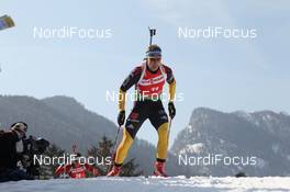 03.03.2012, Ruhpolding, Germany (GER): Andreas Birnbacher (GER), Fischer, Rottefella, Alpina, Leki, adidas - IBU world championships biathlon, sprint men, Ruhpolding (GER). www.nordicfocus.com. © Manzoni/NordicFocus. Every downloaded picture is fee-liable.
