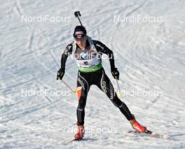 03.03.2012, Ruhpolding, Germany (GER): Selina Gasparin (SUI), Rossignol, Rottefella, Alpina, Leki, ODLO - IBU world championships biathlon, sprint women, Ruhpolding (GER). www.nordicfocus.com. © Felgenhauer/NordicFocus. Every downloaded picture is fee-liable.
