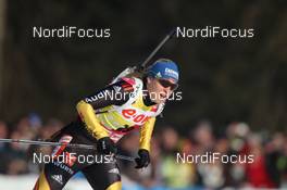 03.03.2012, Ruhpolding, Germany (GER): Magdalena Neuner (GER), Fischer, Rottefella, Swix, adidas, Toko - IBU world championships biathlon, sprint women, Ruhpolding (GER). www.nordicfocus.com. © Manzoni/NordicFocus. Every downloaded picture is fee-liable.