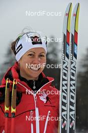 29.02.2012, Ruhpolding, Germany (GER): Megan Imrie (CAN), Salomon, Leki - IBU world championships biathlon, training, Ruhpolding (GER). www.nordicfocus.com. © Felgenhauer/NordicFocus. Every downloaded picture is fee-liable.