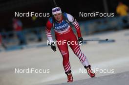 25.11.2012, Oestersund, Sweden (SWE): Katharina Innerhofer (AUT) - IBU world cup biathlon, relay mixed, Oestersund (SWE). www.nordicfocus.com. © Manzoni/NordicFocus. Every downloaded picture is fee-liable.