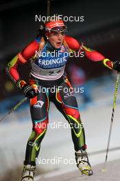 25.11.2012, Oestersund, Sweden (SWE): Gabriela Soukalova (CZE), Fischer, Rottefella, OneWay - IBU world cup biathlon, relay mixed, Oestersund (SWE). www.nordicfocus.com. © Manzoni/NordicFocus. Every downloaded picture is fee-liable.