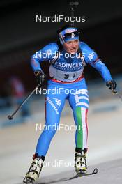 25.11.2012, Oestersund, Sweden (SWE): Karin Oberhofer (ITA), Fischer, Rottefella, Alpina, Swix - IBU world cup biathlon, relay mixed, Oestersund (SWE). www.nordicfocus.com. © Manzoni/NordicFocus. Every downloaded picture is fee-liable.
